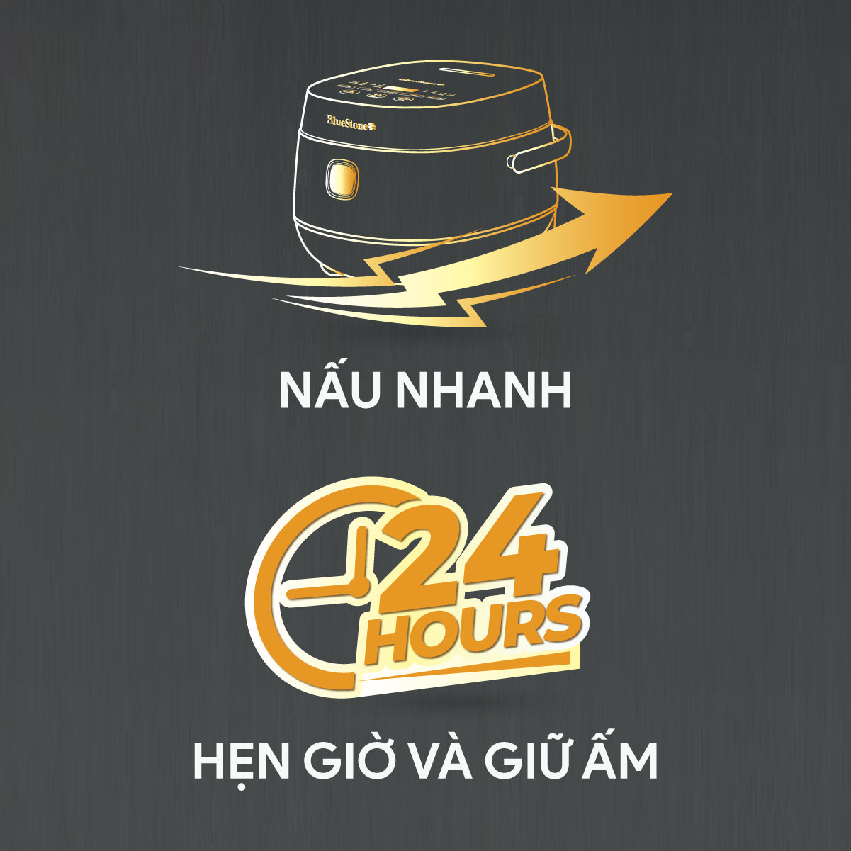 Nồi Cơm Điện Tử BlueStone RCB-5947 1.2 Lít 700W