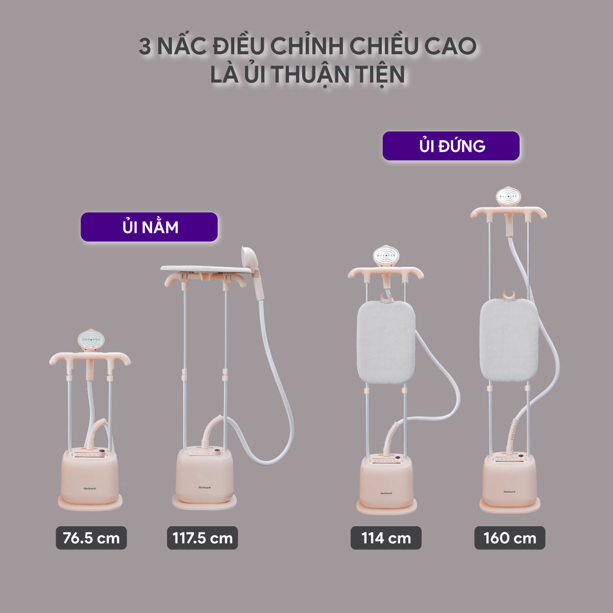 Bàn Ủi Hơi Bước Đứng BlueStone GSB-3955