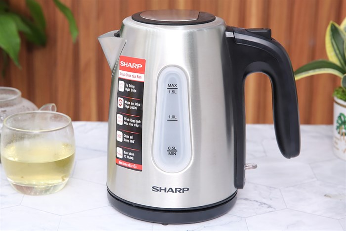 Ấm đun siêu tốc Sharp EKJ-15EVS-ST