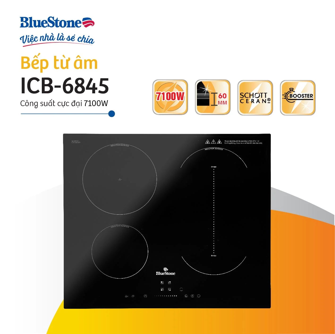 Bếp Từ Đôi BlueStone ICB-6818 4000W