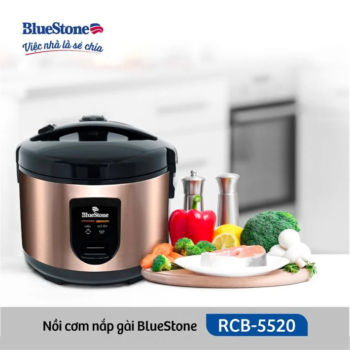 Nồi Cơm Điện Tử BlueStone RCB-5520 700W 1.8 Lít