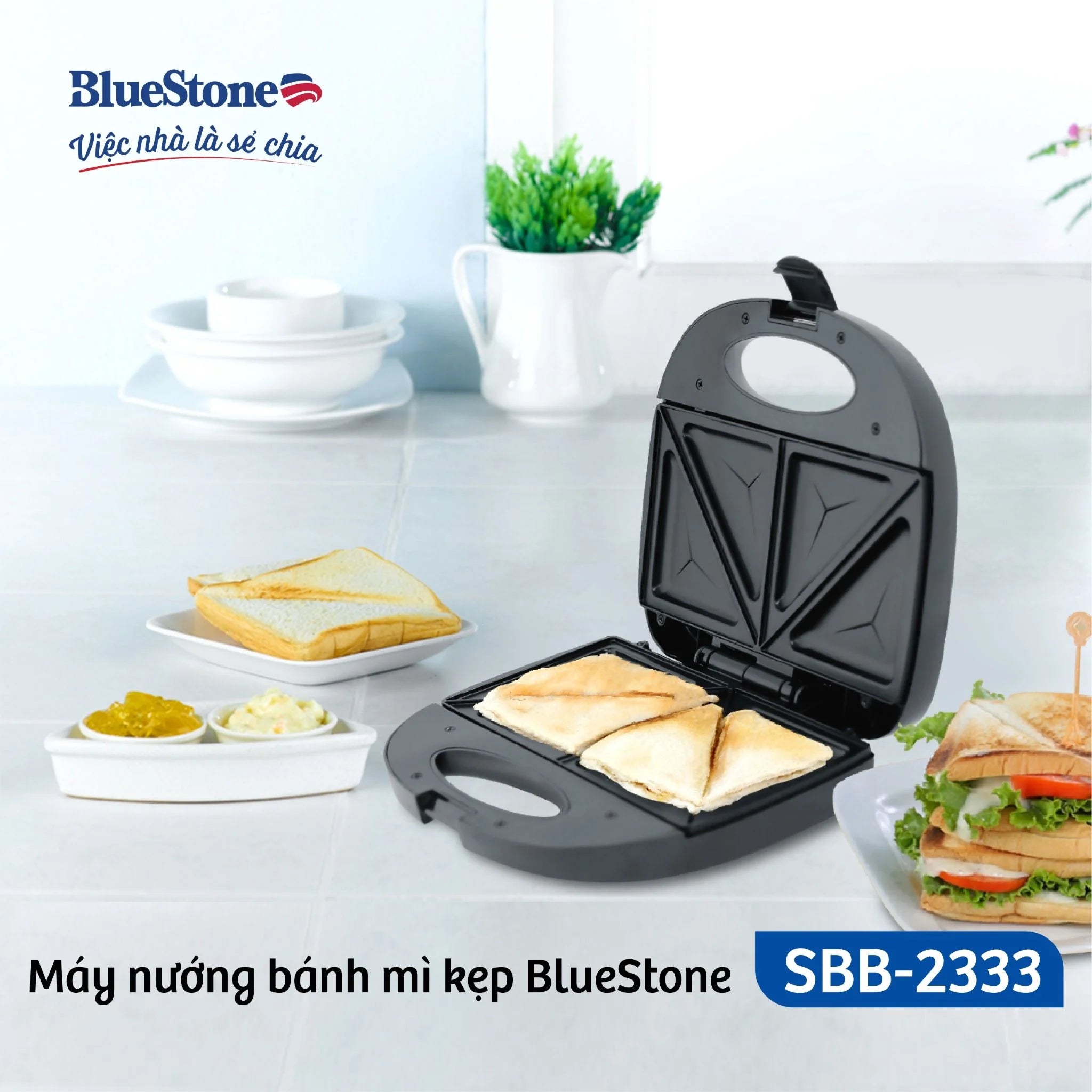 Máy Nướng Bánh Mì BlueStone SBB-2333 550-650W