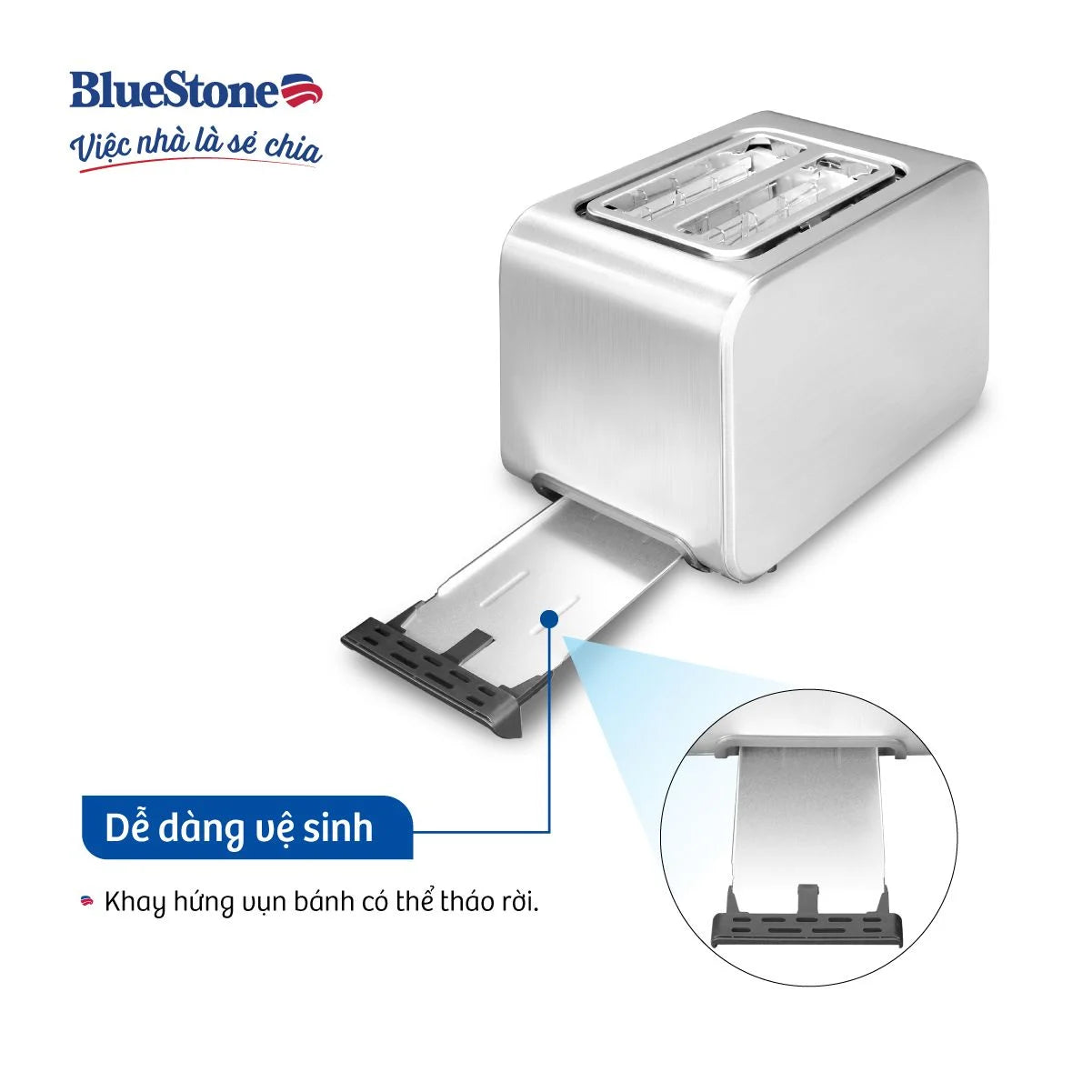 Máy Nướng Bánh Mì BlueStone TTB-2535 715-850W