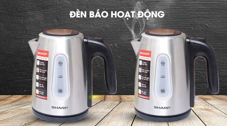 Ấm đun siêu tốc Sharp EKJ-15EVS-ST
